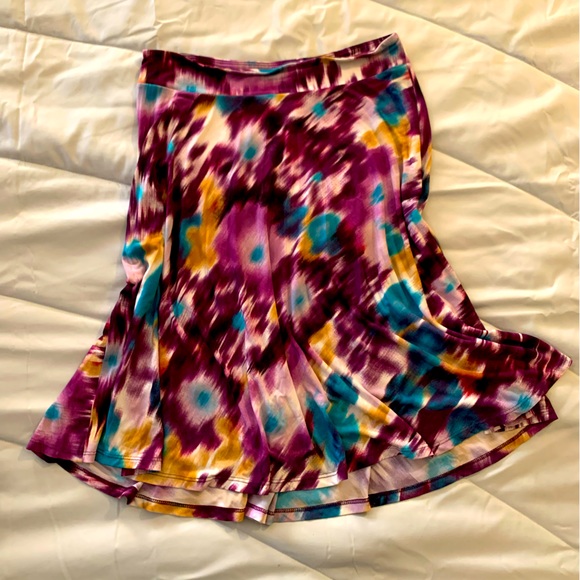 Swingy A-line midi skirt, size small. Literally fun to wear! 💃 - Picture 1 of 5